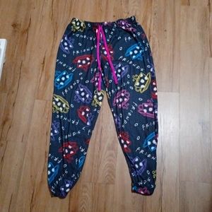 Size L pajama pants from FRIENDS multiple colors
